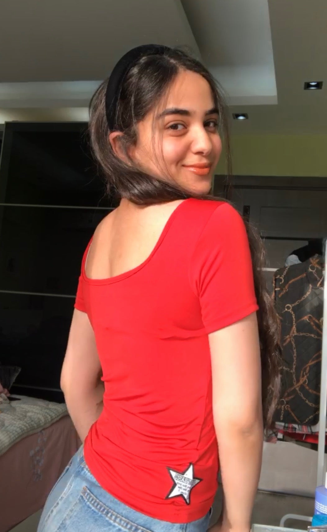 Red Shades 2 in 1 Basic Top