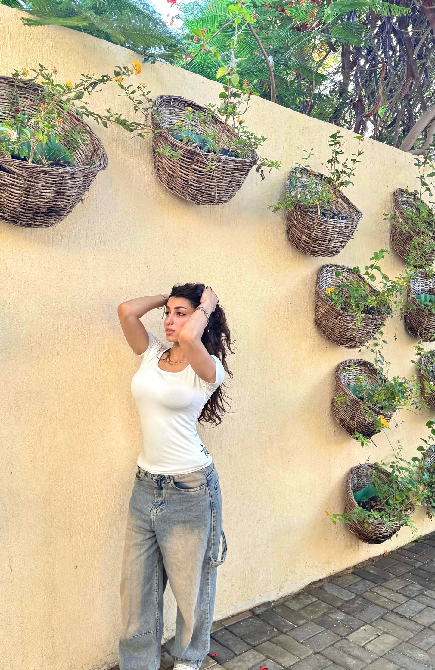 White 2 in 1 Basic Top