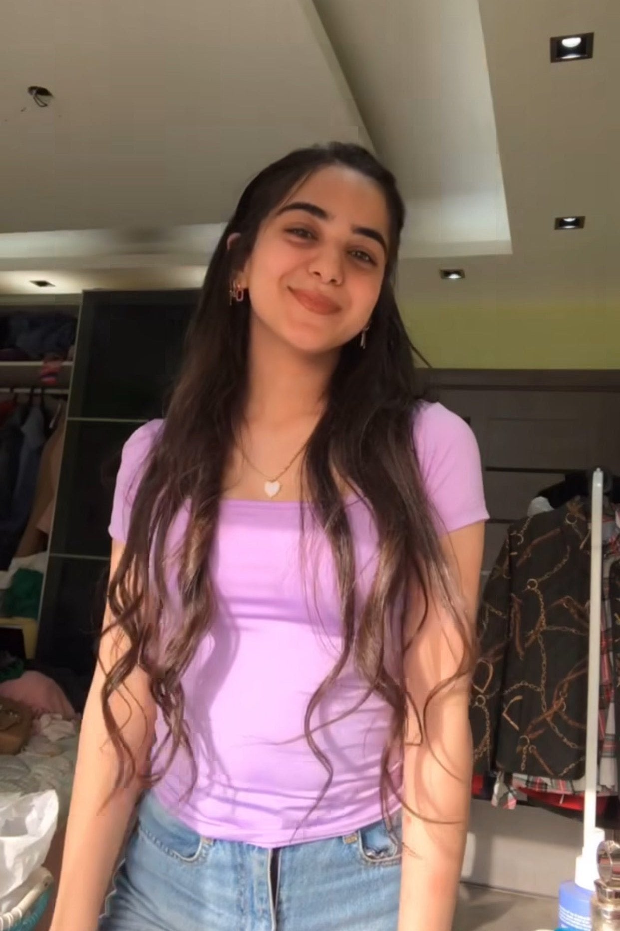Purple shades 2 in 1 Basic Top