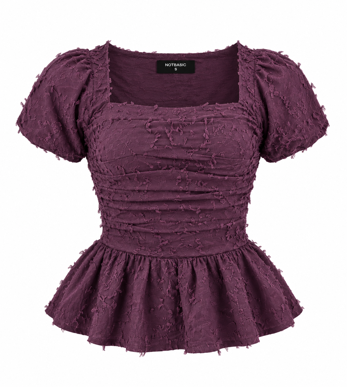 Sculpted Peplum Blouse