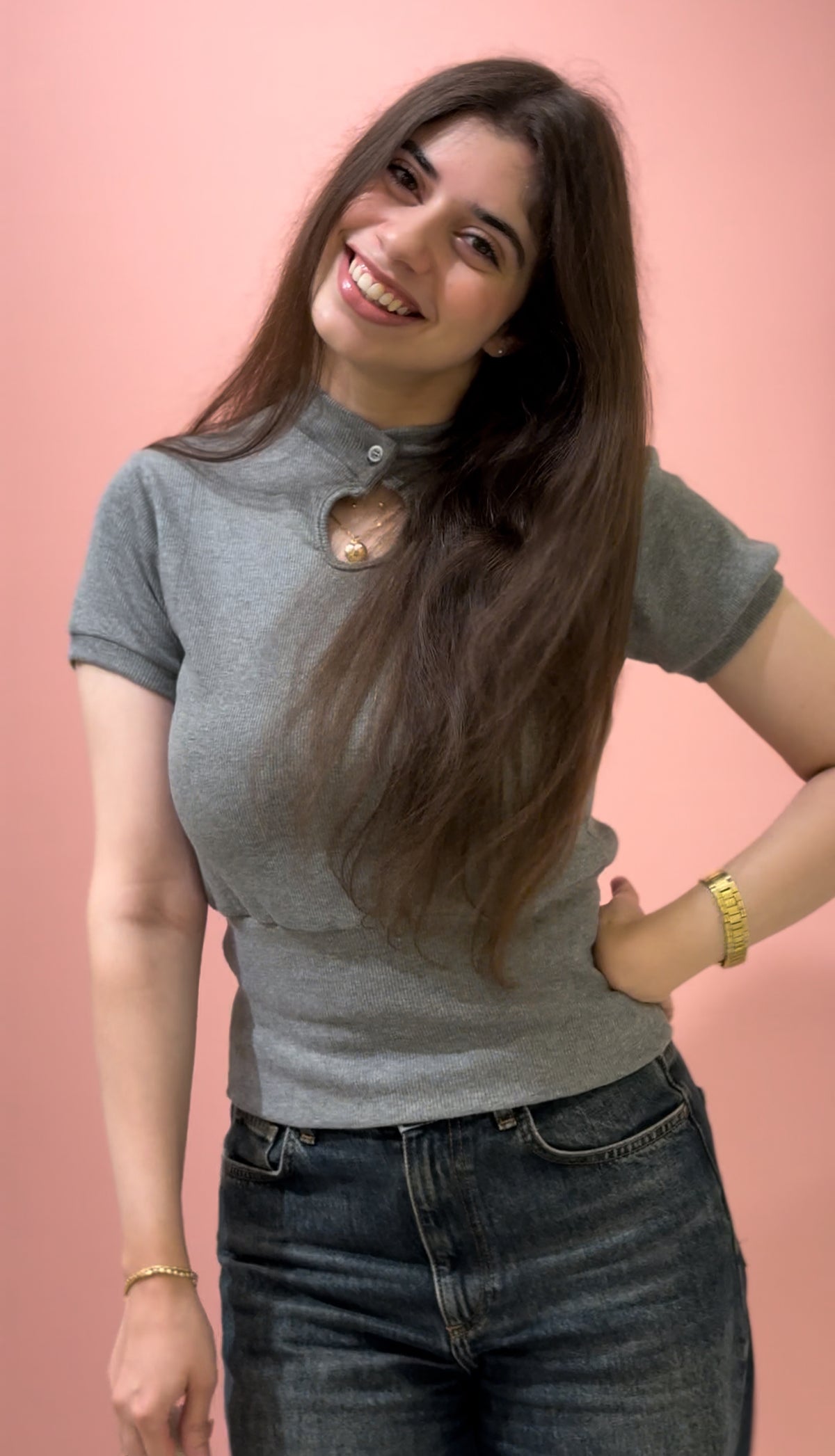 Eclipse sculpted top