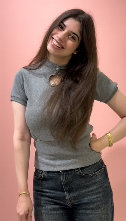 Eclipse sculpted top