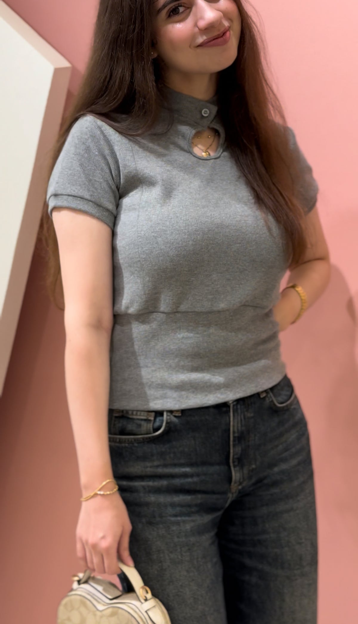Eclipse sculpted top