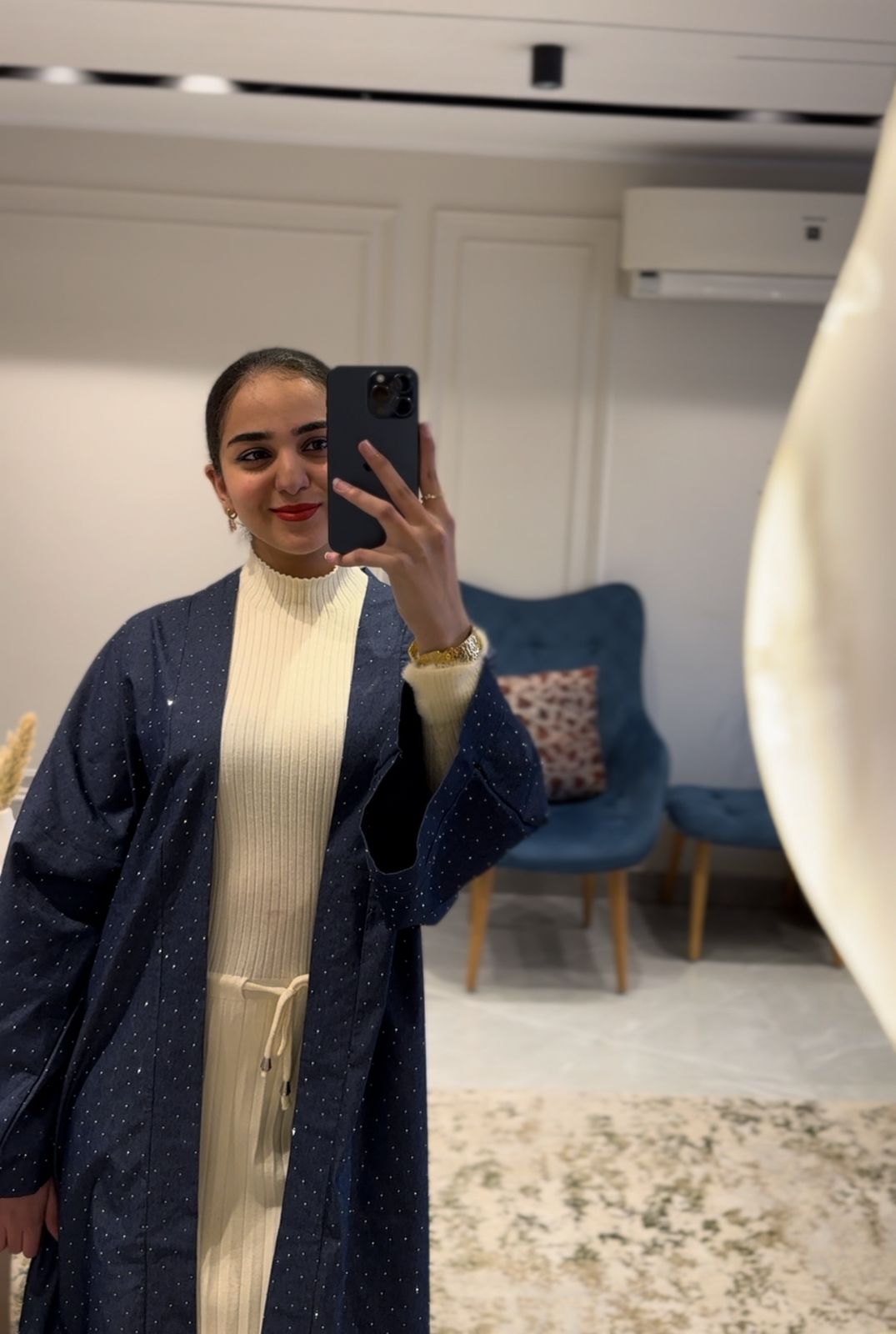 Denim Najma 2 in 1 Kaftan