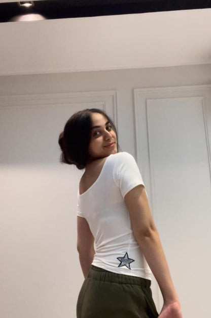 White 2 in 1 Basic Top